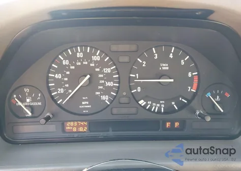 1992 BMW 535 I Automatic z USA, uszkodzony, nr VIN WBAHD2312NBF73484